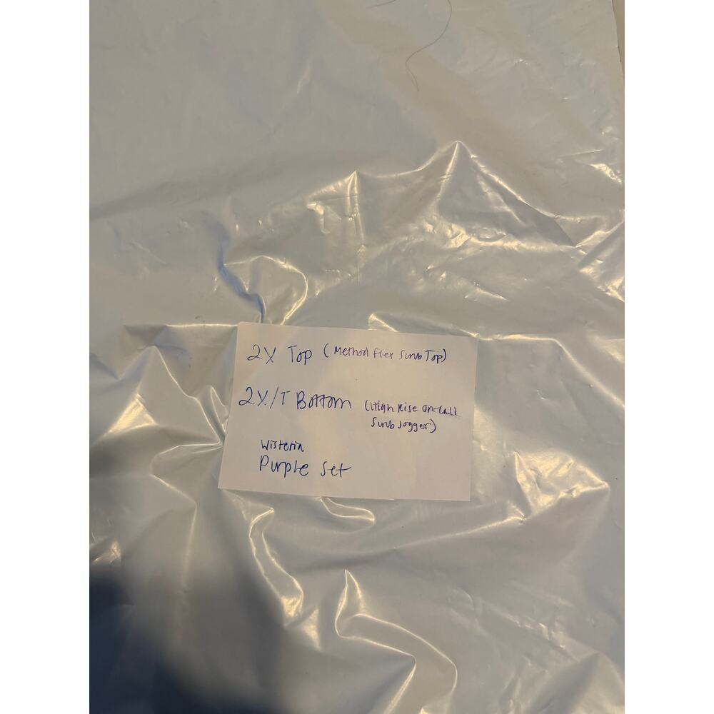 NWT Fabletics Scrub Set Method Flex Top High Rise… - image 8